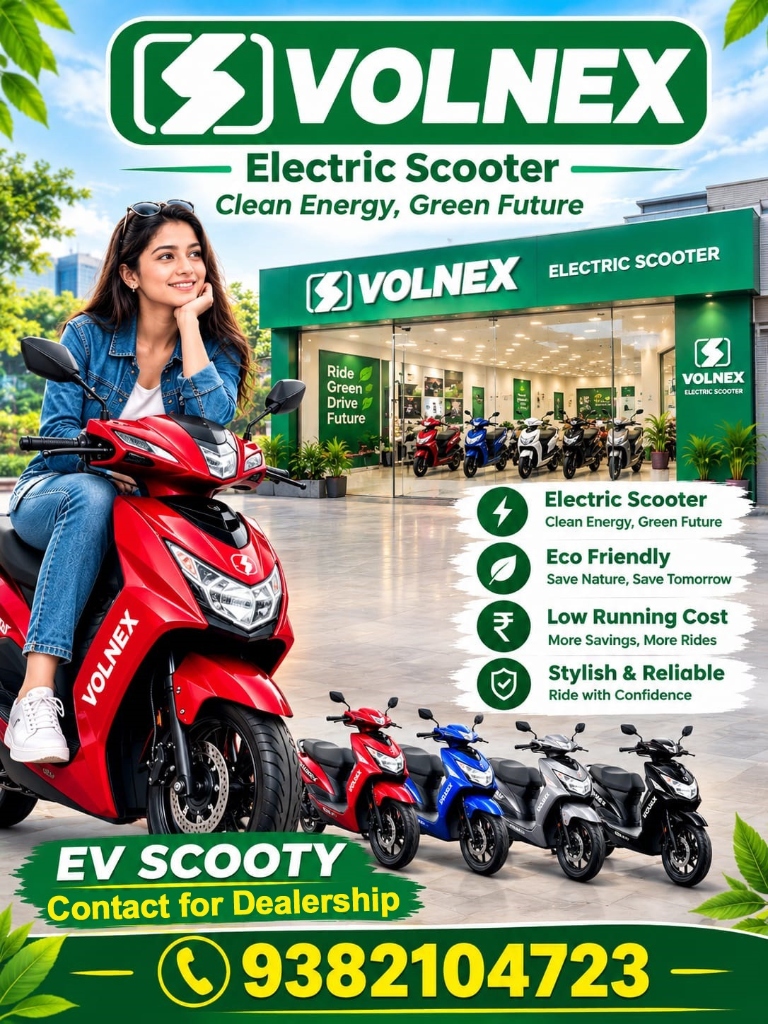 VOLNEX Electric Scooter Banner